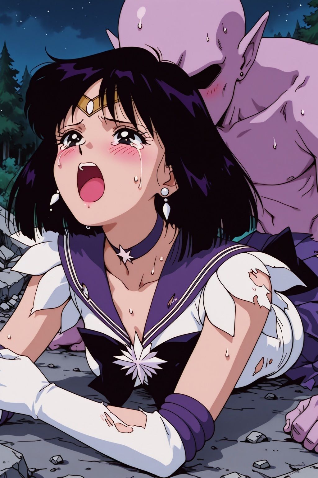 淫魔vsS.サターン〜恥辱のセーラー戦士編〜 - サンプル画像 3