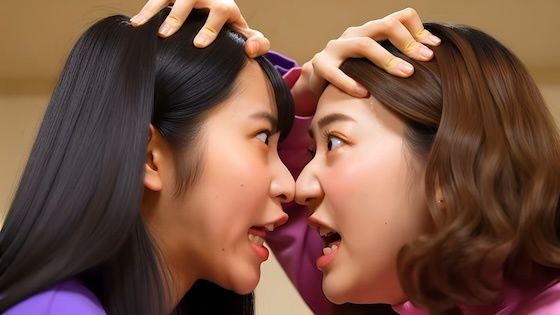 （ボイス有り）どちらが可愛いかの言い争いから鼻の高さを競い合うふたり。 - サンプル画像 4