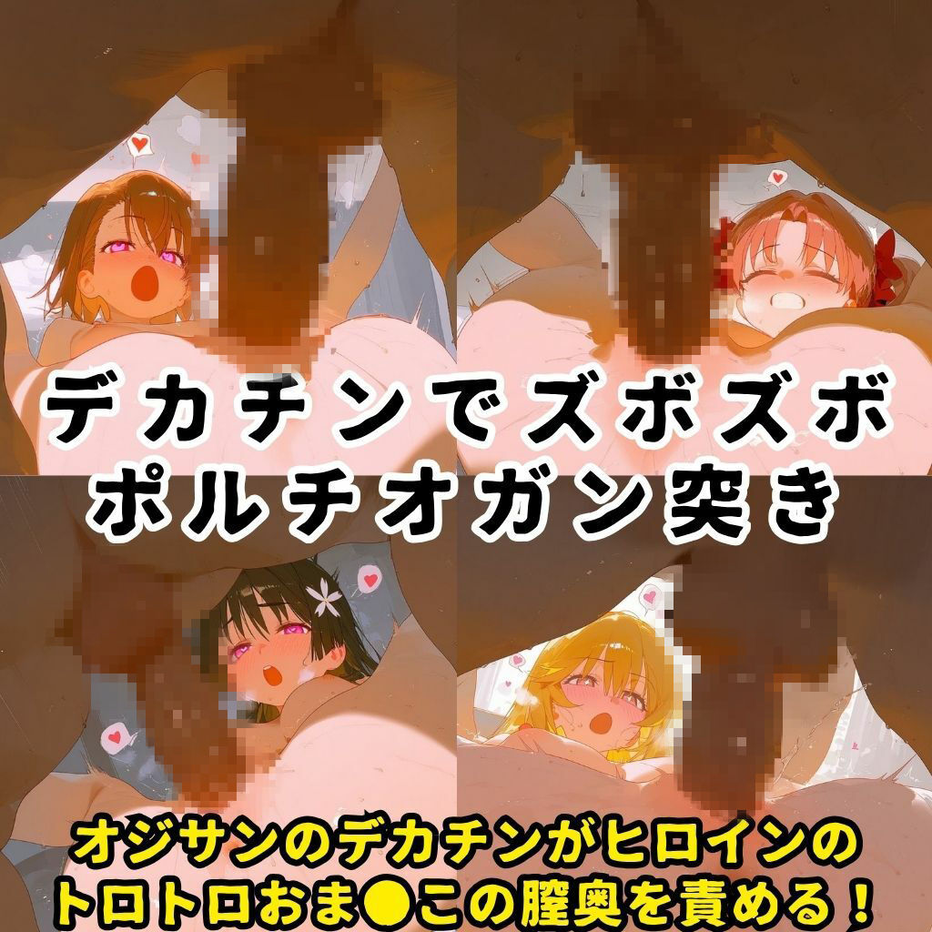 催●スマホを手に入れた小太りおっさん（39）の2次元ヒロインぶっ壊しSEX〜と●る科学の超電●砲編〜 - サンプル画像 7