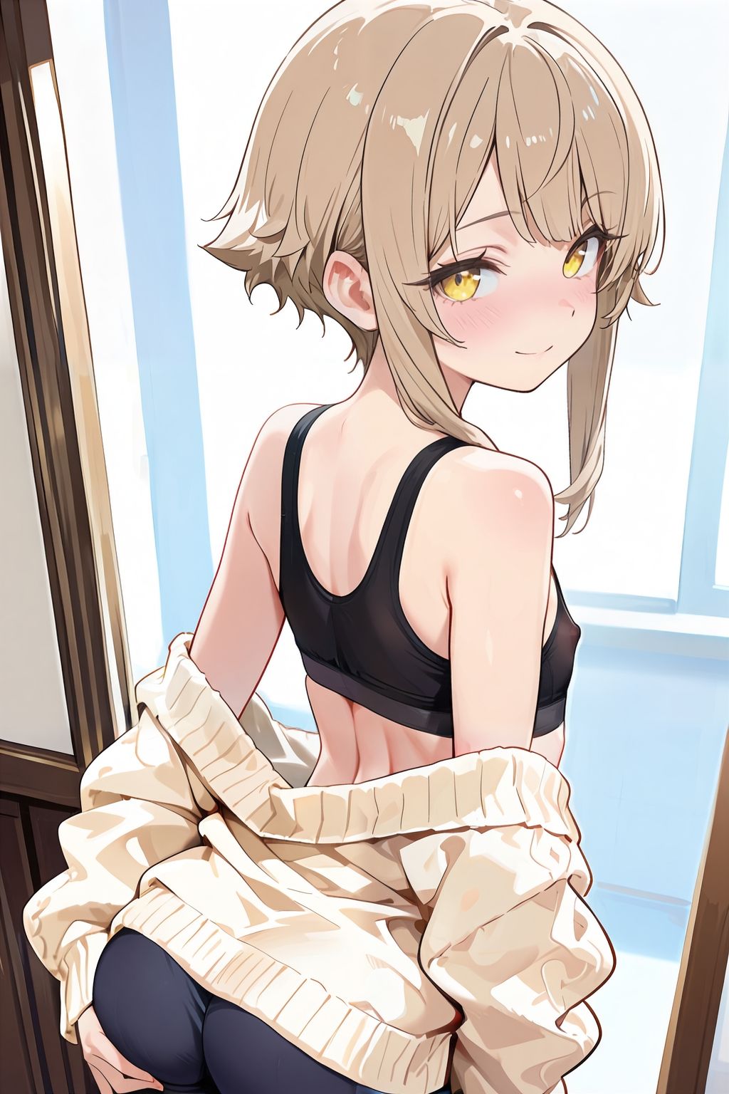 スキニーパンツ 男の娘 - サンプル画像 2