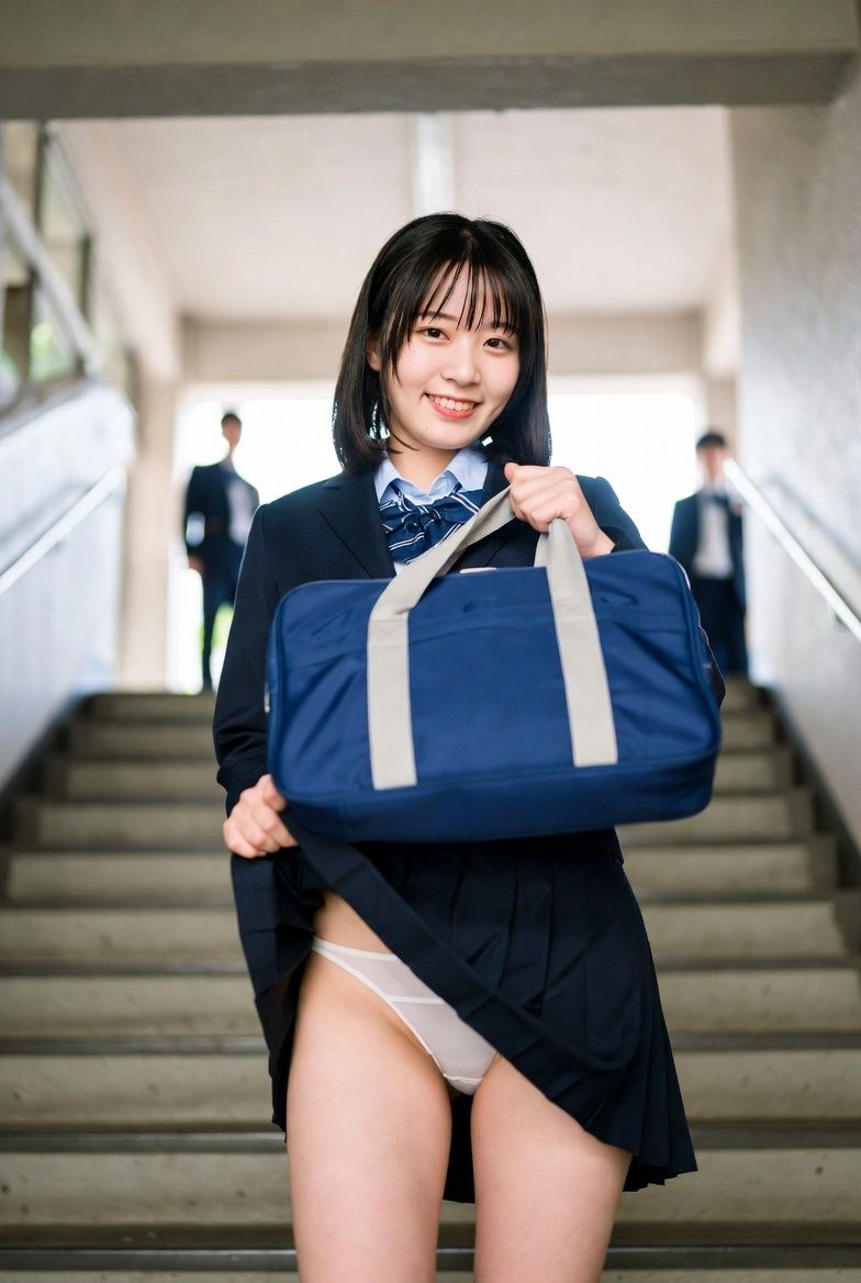 JK露出遊戯 〜危険で甘い、制服めくりプレイ〜 - サンプル画像 5