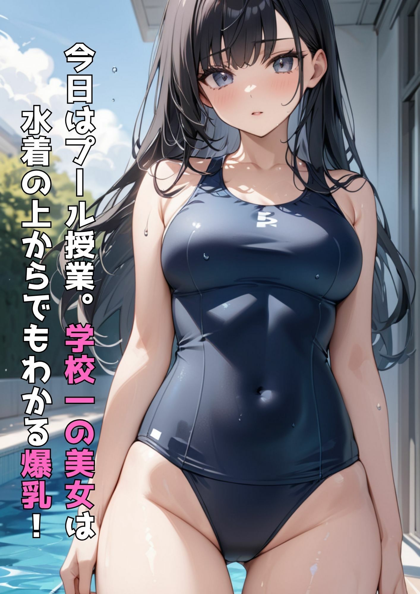 清楚なのに爆乳なあの子はデカチンを欲しがるただの淫乱女でした - サンプル画像 1