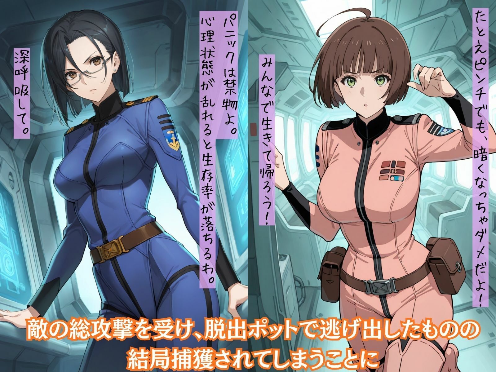 もしも美人で優秀な乗組員の女子達を〇〇の力で強●的に快楽堕ちさせたら  宇宙〇艦ヤマト編 - サンプル画像 2