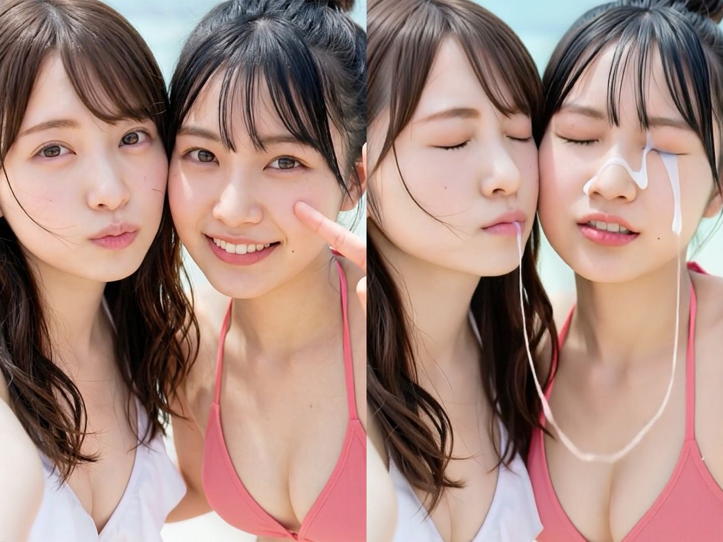 【動画】総勢100人ぶっかけ！大量顔射祭り - サンプル画像 1