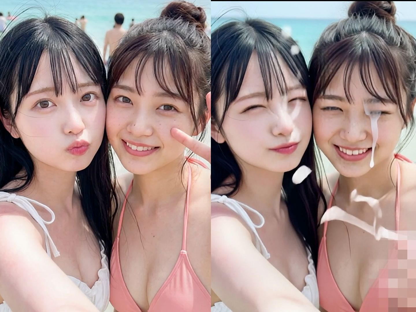 【動画】総勢100人ぶっかけ！大量顔射祭り - サンプル画像 10