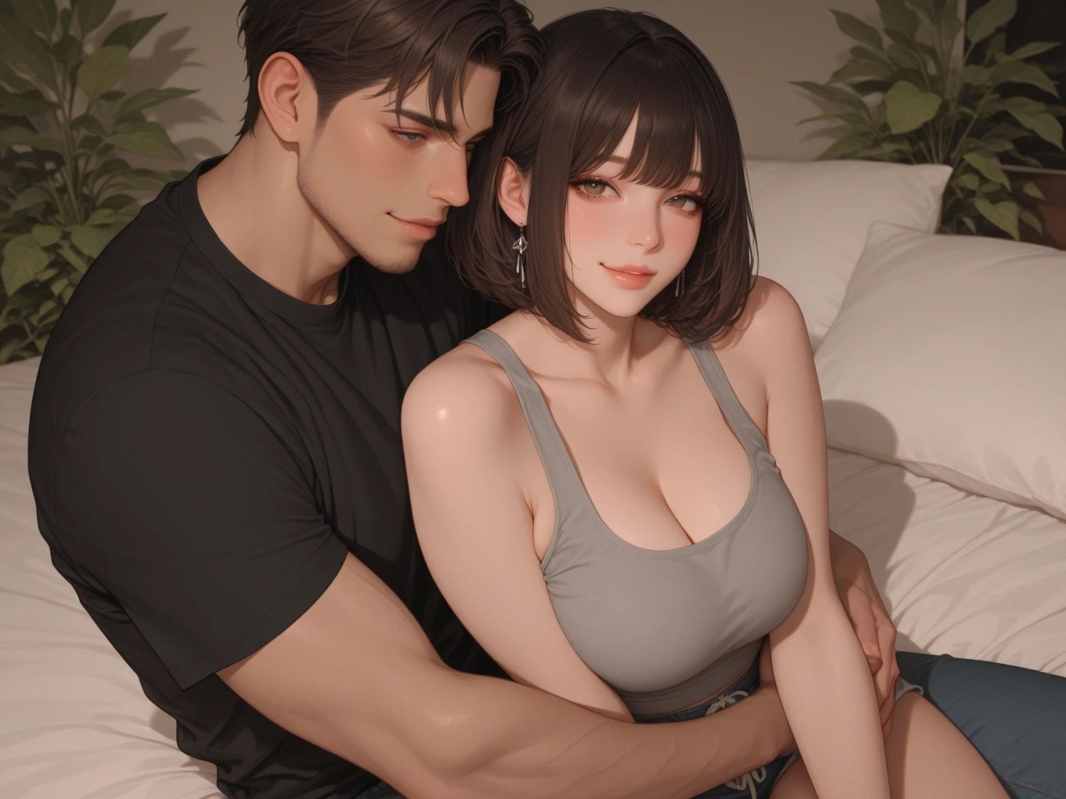 欲望爆誕！昼も夜も愛して - サンプル画像 1