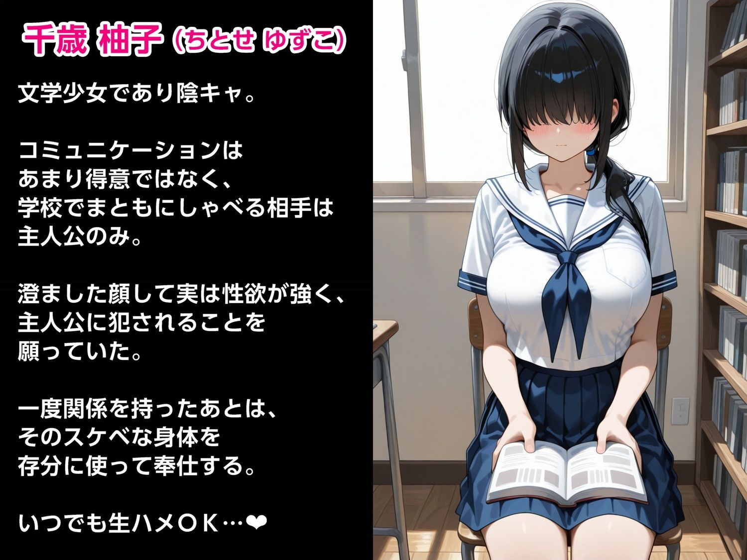 文学少女は犯●れたい〜ミラクルアプリで陰キャ女子の本性がわかったので犯しまくる〜 - サンプル画像 9