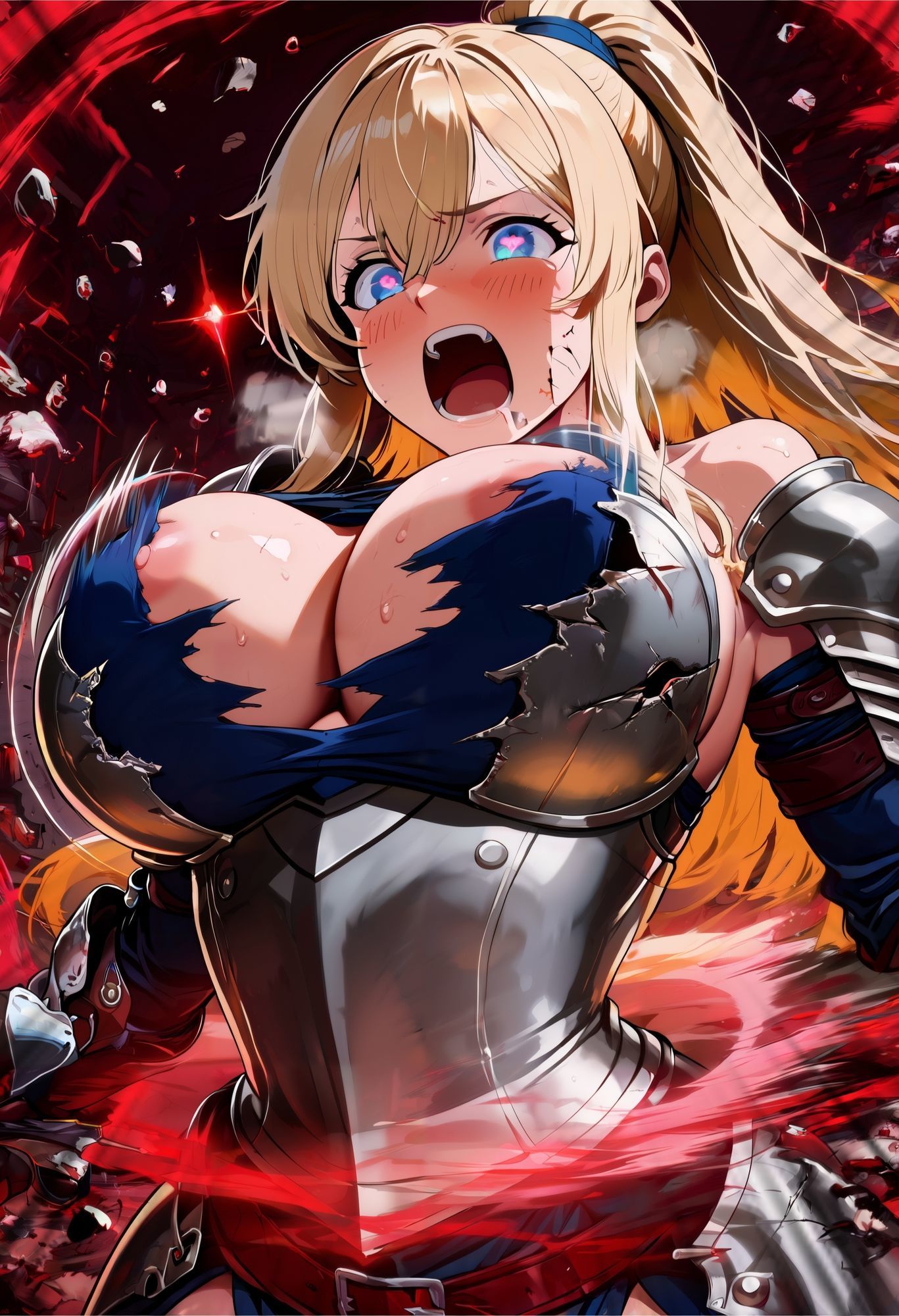 異世界種付け無双 〜精液依存で発情崩壊する最強パーティー〜聖騎士レナ編 - サンプル画像 2