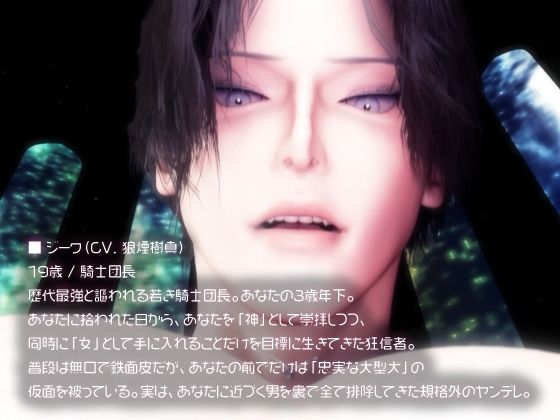 騎士×年下×狂愛。忠犬騎士の下剋上SEX。激しいイラマチオと連続中出しで、婚約破棄の夜に永遠に逃げられない種付けをされて…。 - サンプル画像 4