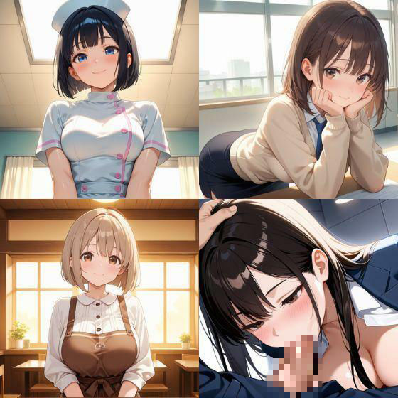 【4K60FPS】25職業の美女たちの裏ハメ撮り流出 ― 若妻・熟女・女上司・全169シーン - サンプル画像 1