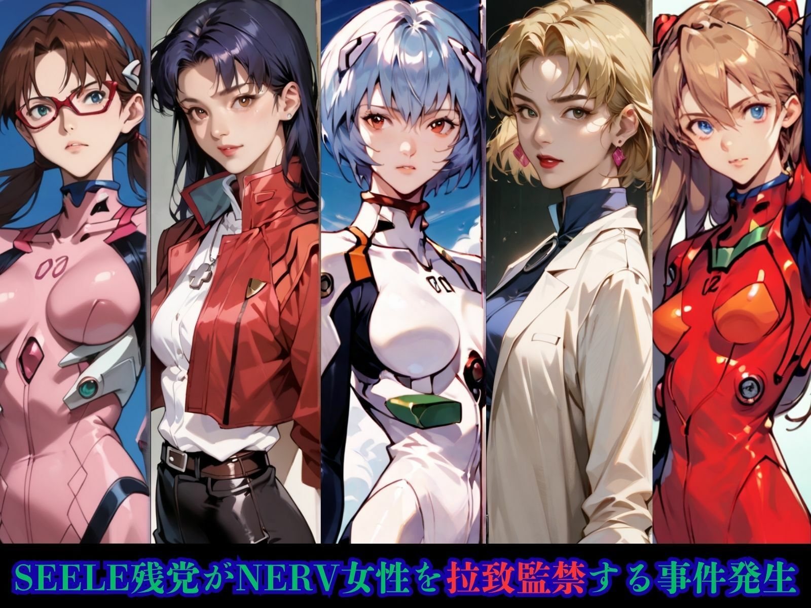 わからせ調教トラップに堕ちた戦うヒロイン  EVA編 - サンプル画像 1