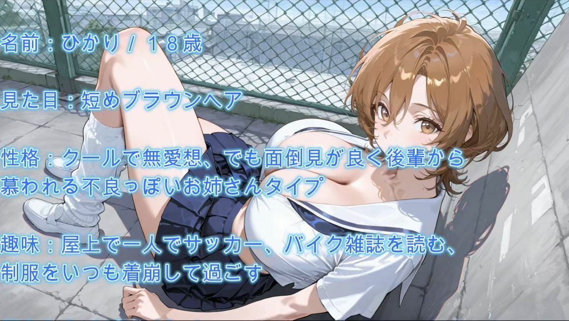 【120FPS】ボーイッシュでクールな爆乳JKをハメまくりメス堕ちセックス - サンプル画像 4