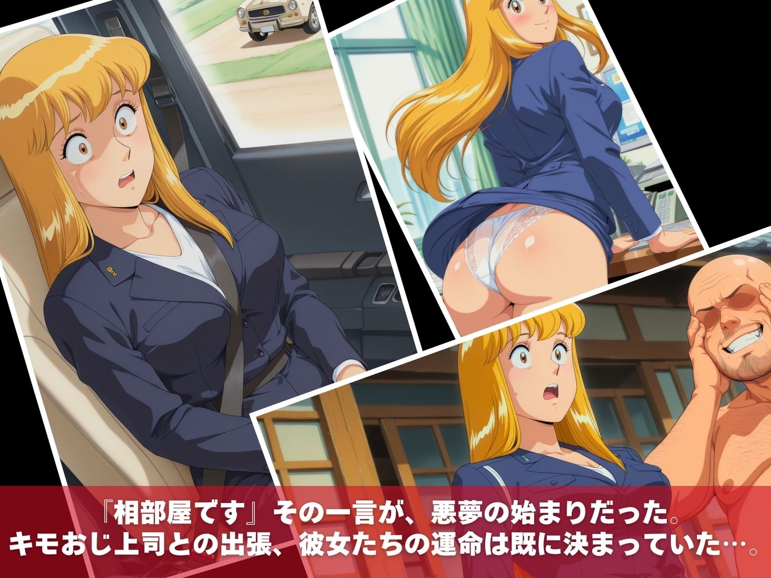 こちら温泉旅館調教所 〜キモおじ上司の肉便器調教〜 - サンプル画像 1