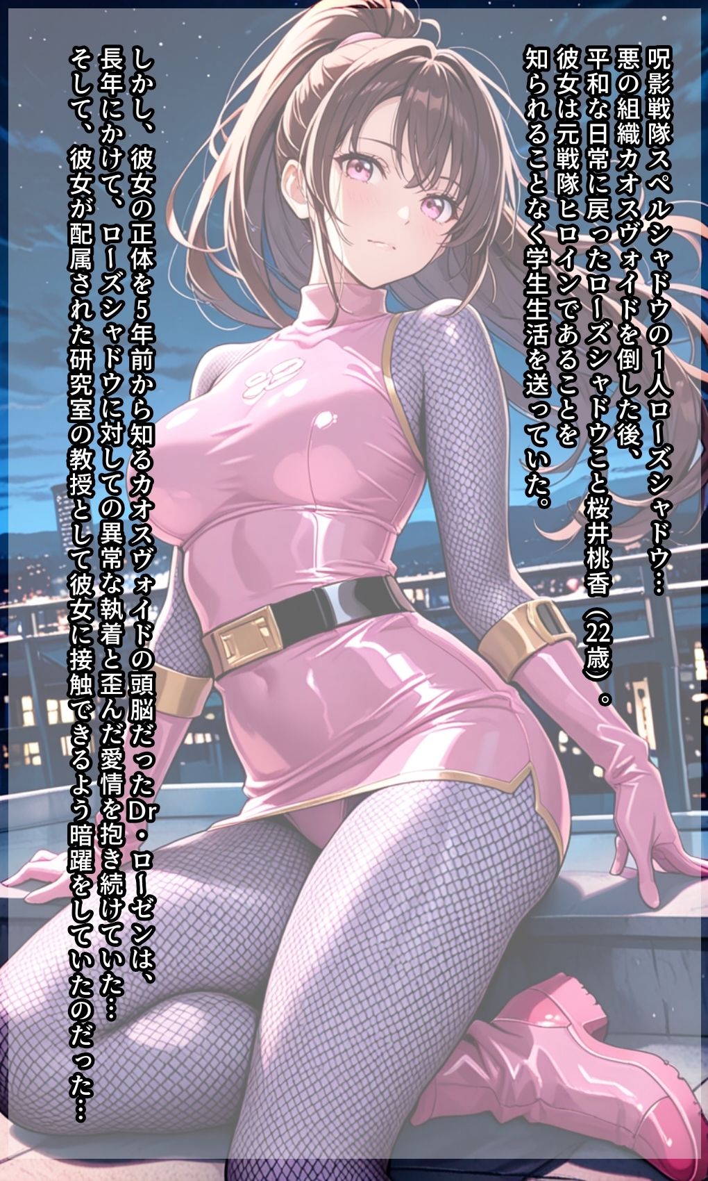 元戦隊ピンクへの歪んだ愛  〜快楽暗示に堕ちるローズシャドウ〜 - サンプル画像 2