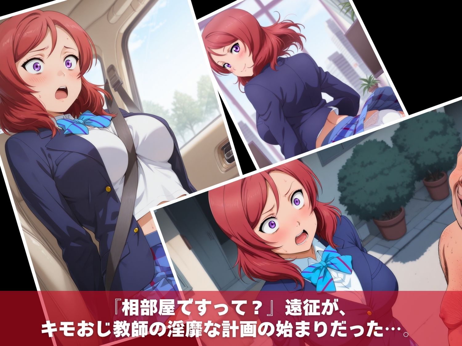 ラ●ライブ！肉便器アイドルプロジェクト〜キモおじ教師の肉便器育成計画〜 - サンプル画像 1