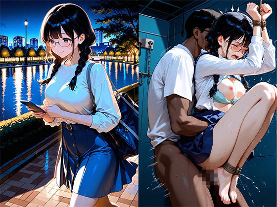 移民に〇拐された女子学生の末路 - サンプル画像 3