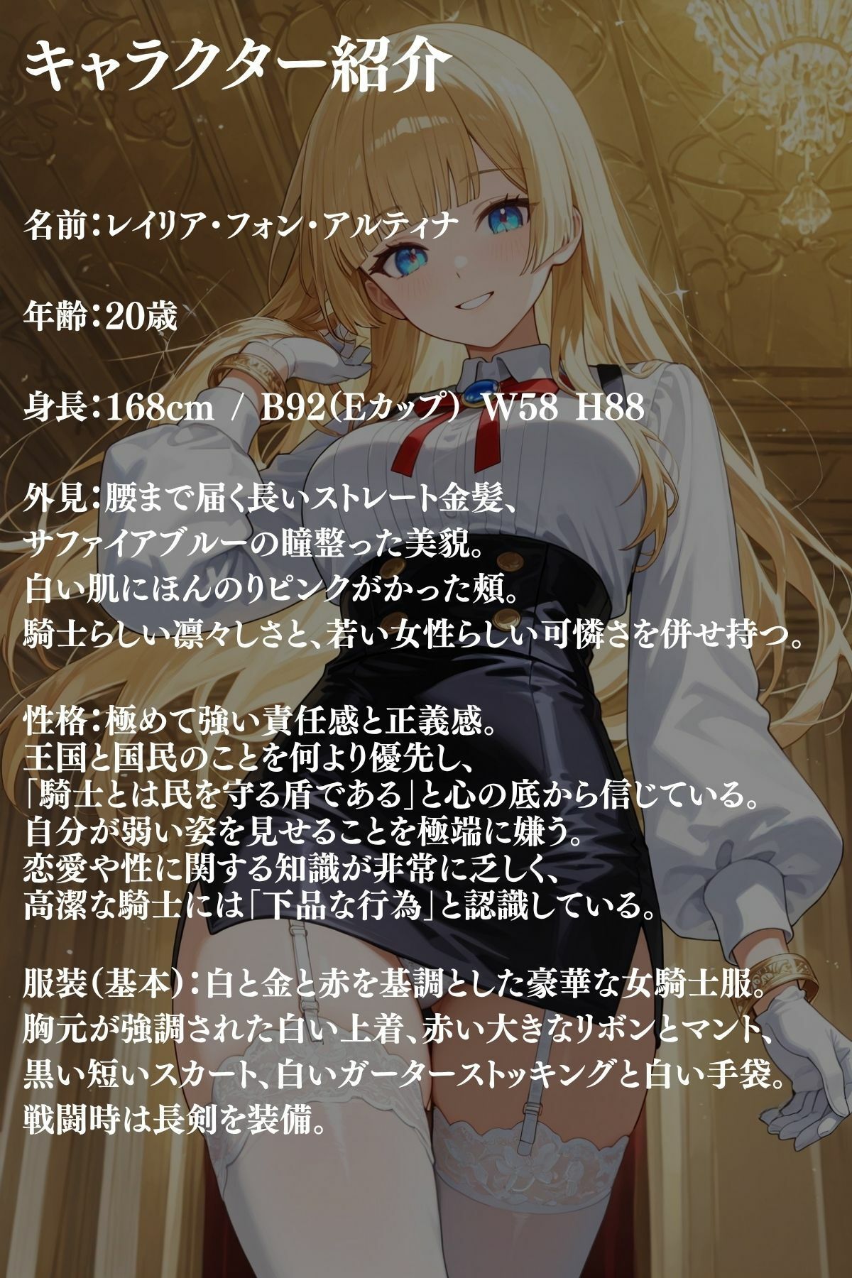 女騎士敗北  それでも私はあきらめない - サンプル画像 1