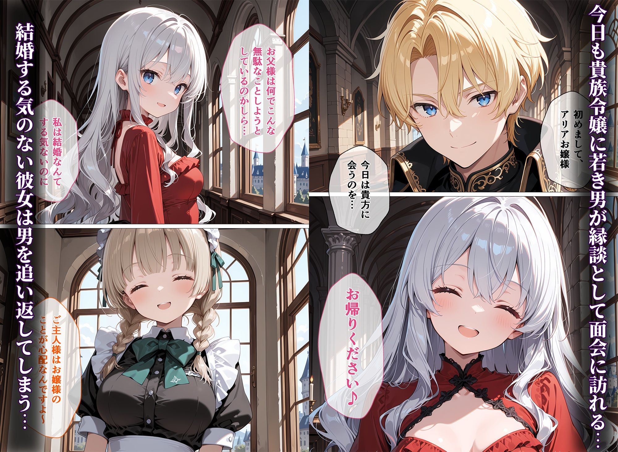 男嫌いの貴族令嬢が妊活した話 - サンプル画像 1