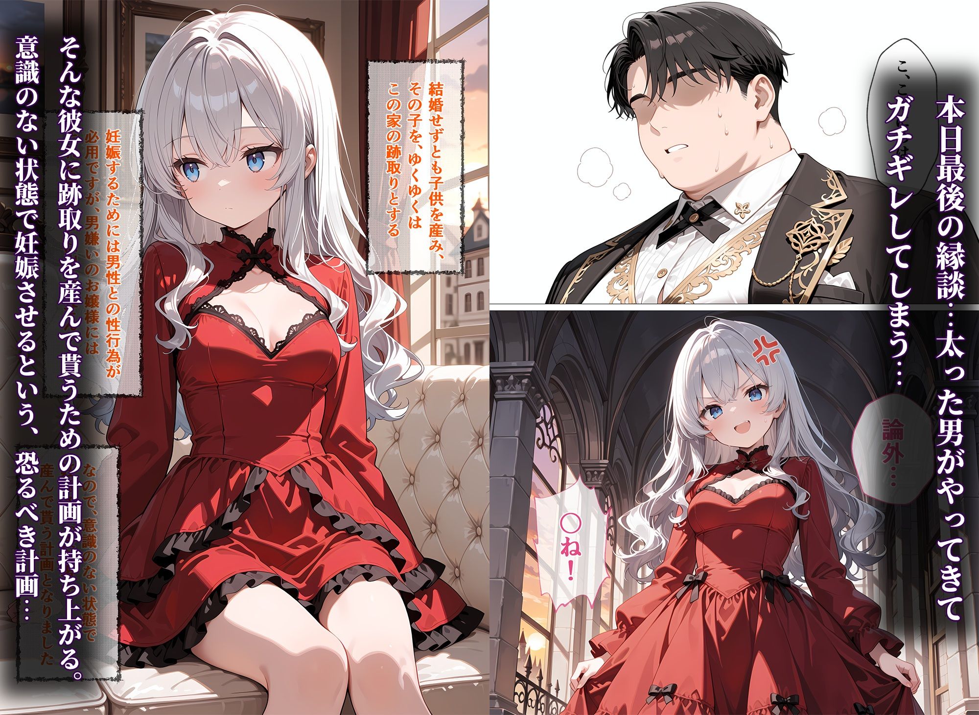 男嫌いの貴族令嬢が妊活した話 - サンプル画像 2