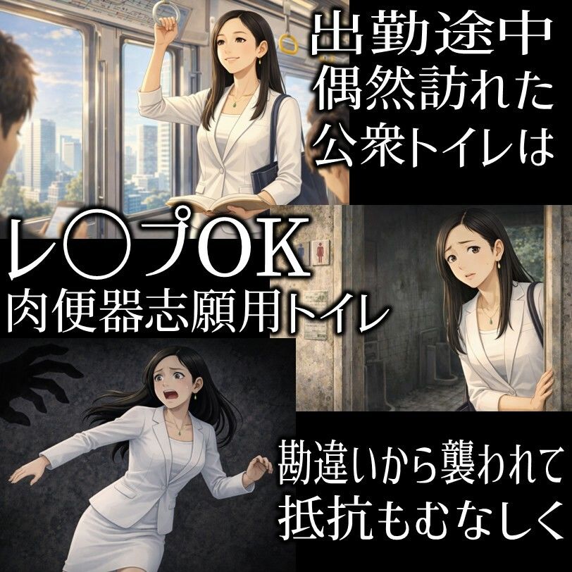 教師失格-私は肉便器志願女性用公衆トイレでチンカス堕ちしました。 - サンプル画像 2