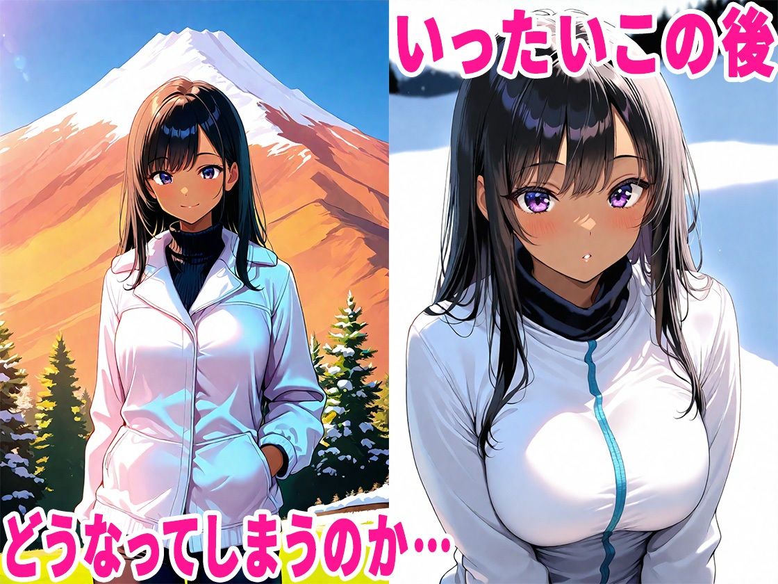 スキー旅行で黒髪ギャルと出会ったので、生ハメセックスしまくった話 - サンプル画像 8