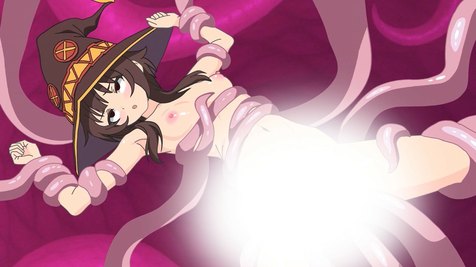 【Live2Dアニメ】触手モンスターに拘束されためぐみんはめちゃくちゃにされる - サンプル画像 8