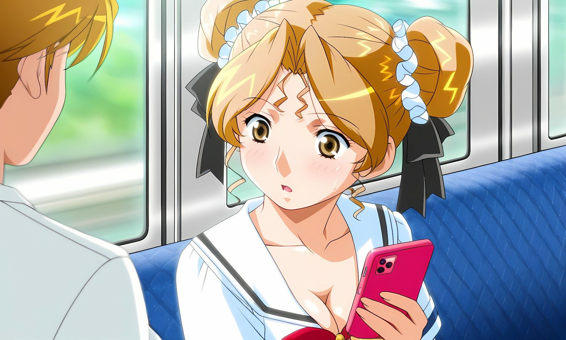 麻雀痴●電車  〜スーパーリ〇ル麻雀 早〇晶 エロCG集01〜 - サンプル画像 1