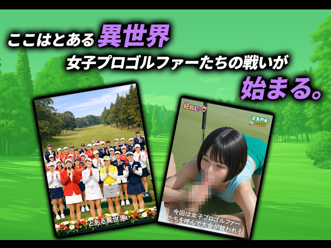 【導入OPあり】絶倫ピック〜女子プロゴルファー編〜【動画】 - サンプル画像 1