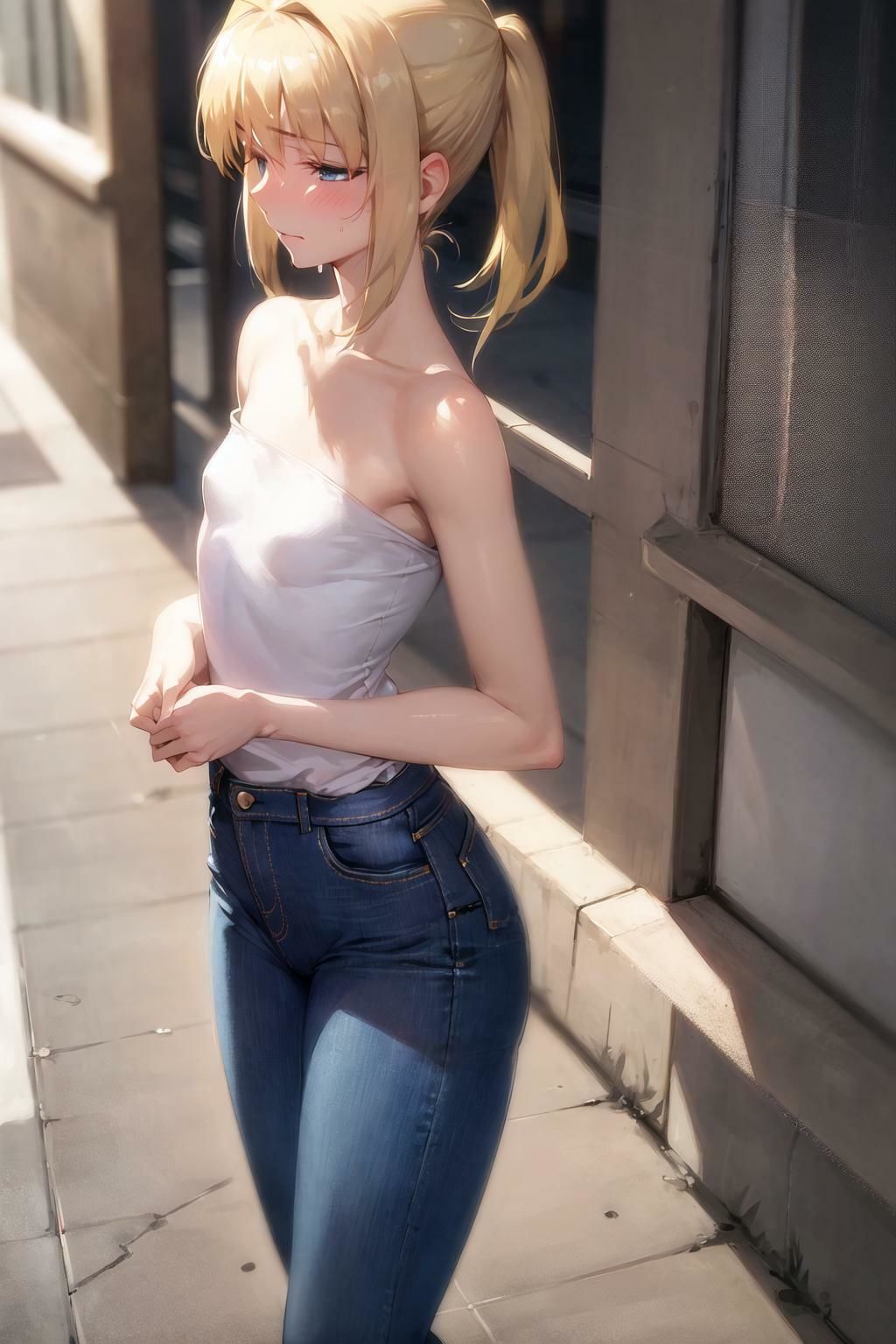 キャラフェチ  騎士王  ジーンズ編 - サンプル画像 3