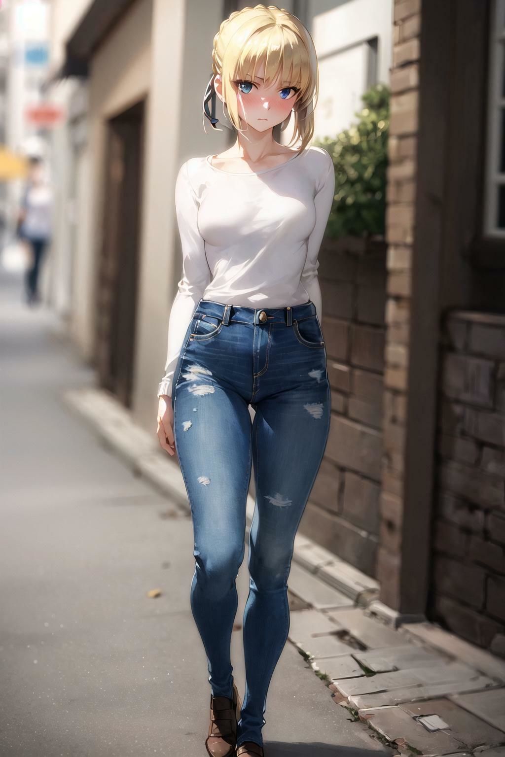 キャラフェチ  騎士王  ジーンズ編 - サンプル画像 6