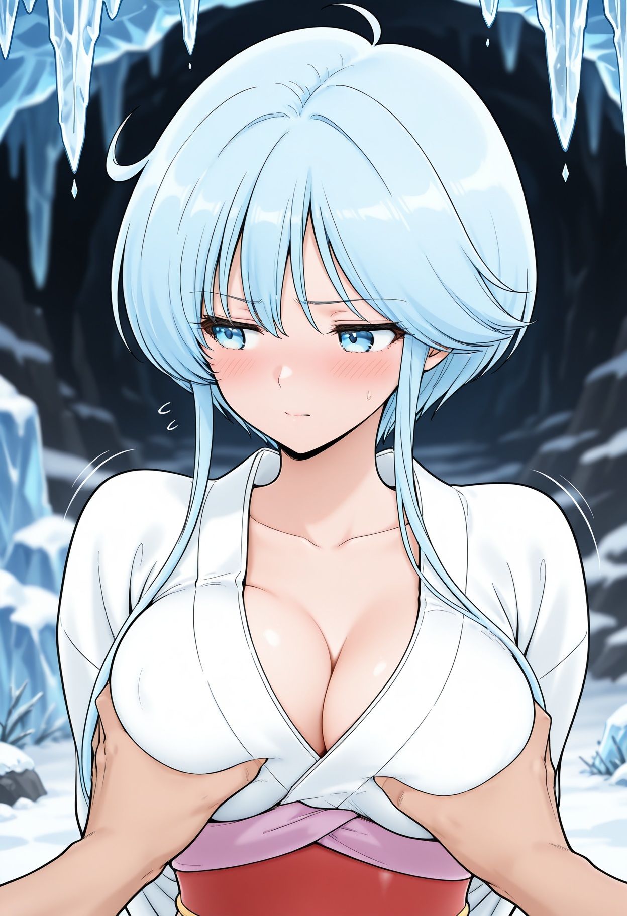 50人の女の子の胸揉み - サンプル画像 3