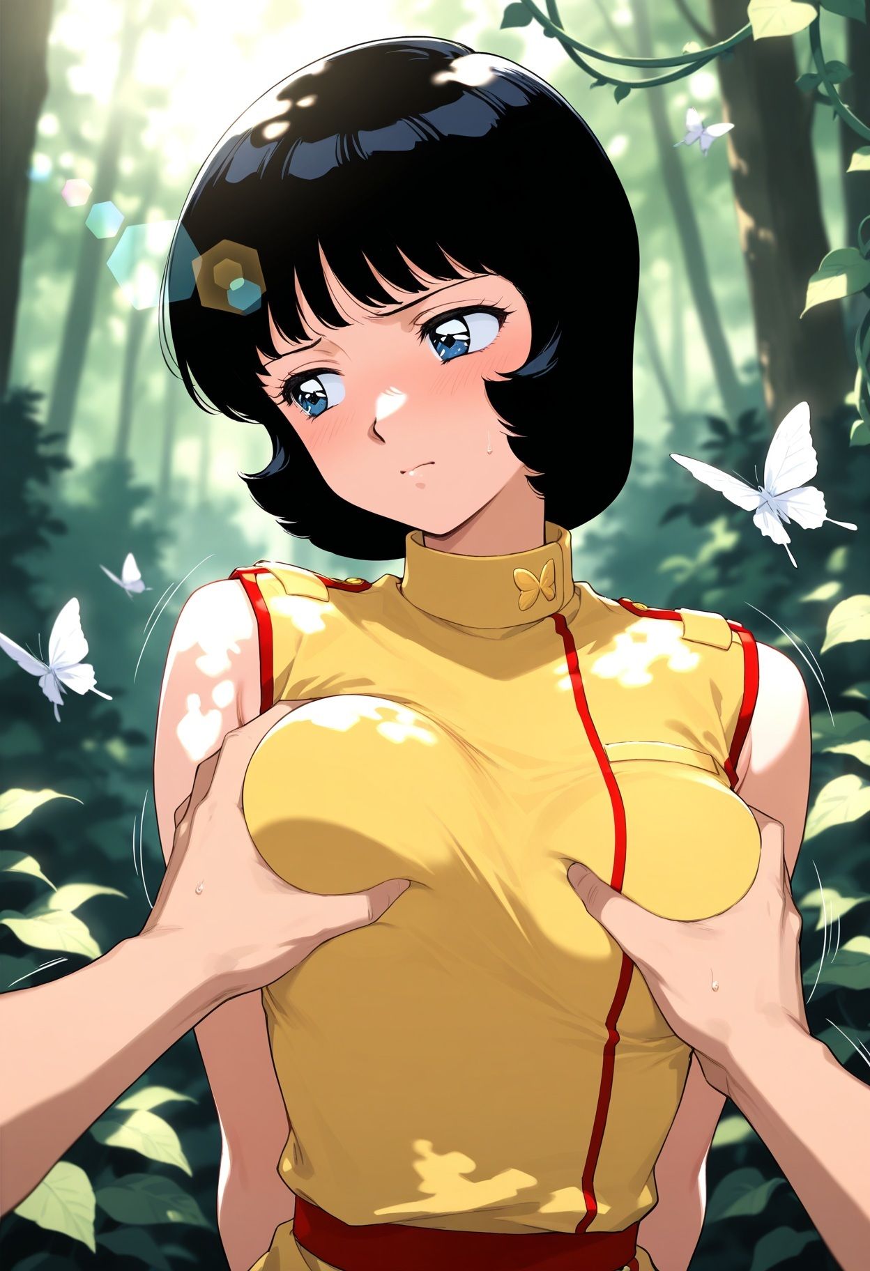 50人の女の子の胸揉み - サンプル画像 5