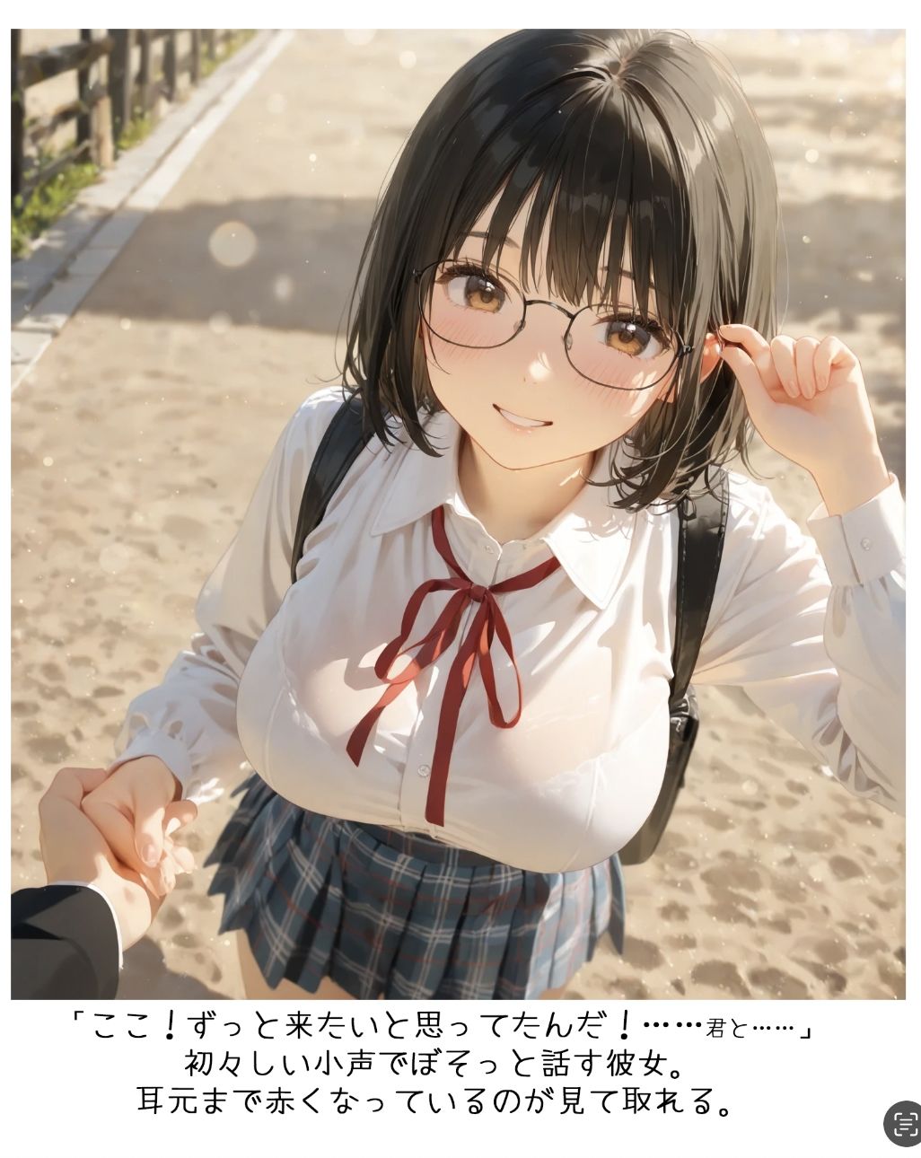 彼女と綴る、二人だけの卒業記録延長線〜潮騒とファインダー〜春、想いをほどく彼女たち - サンプル画像 2