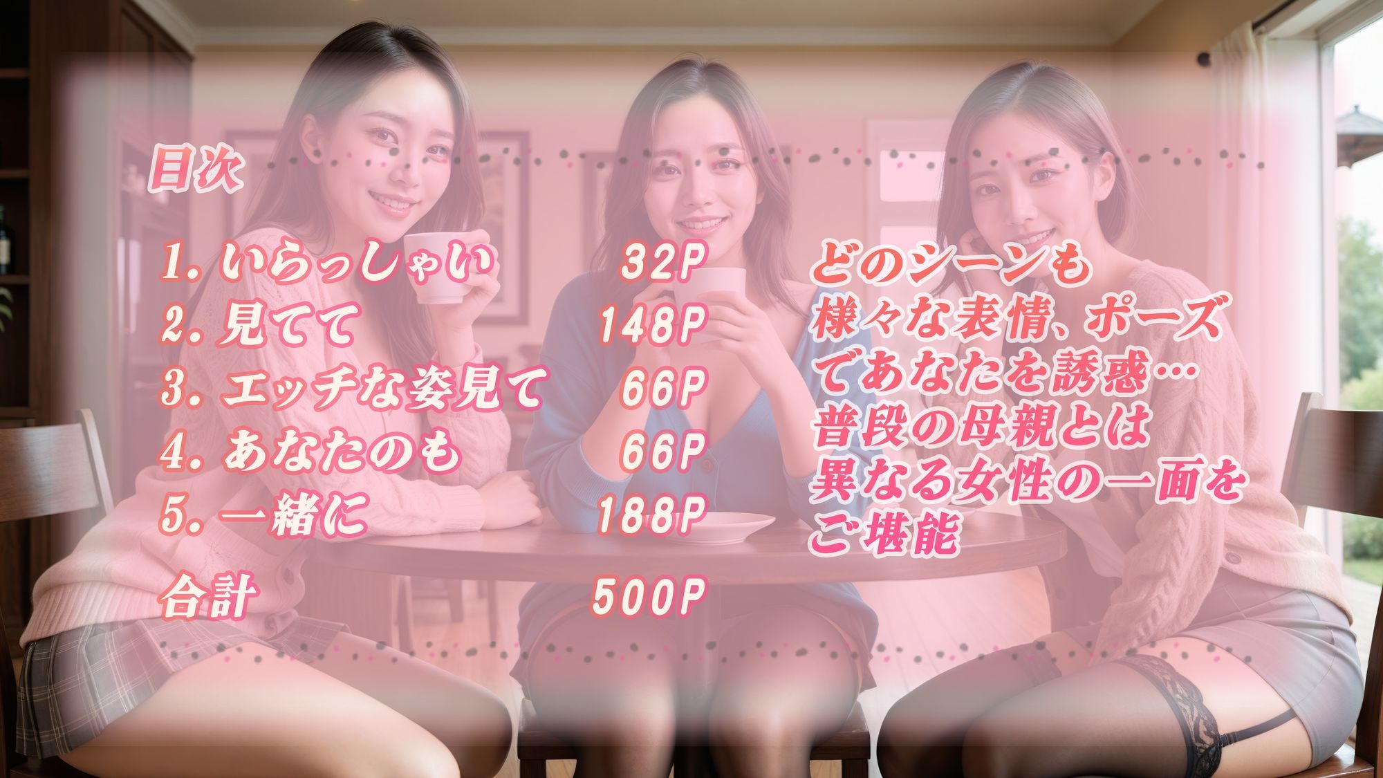 ママ友のお茶会に招待されたシングルファザーの僕2 - サンプル画像 1