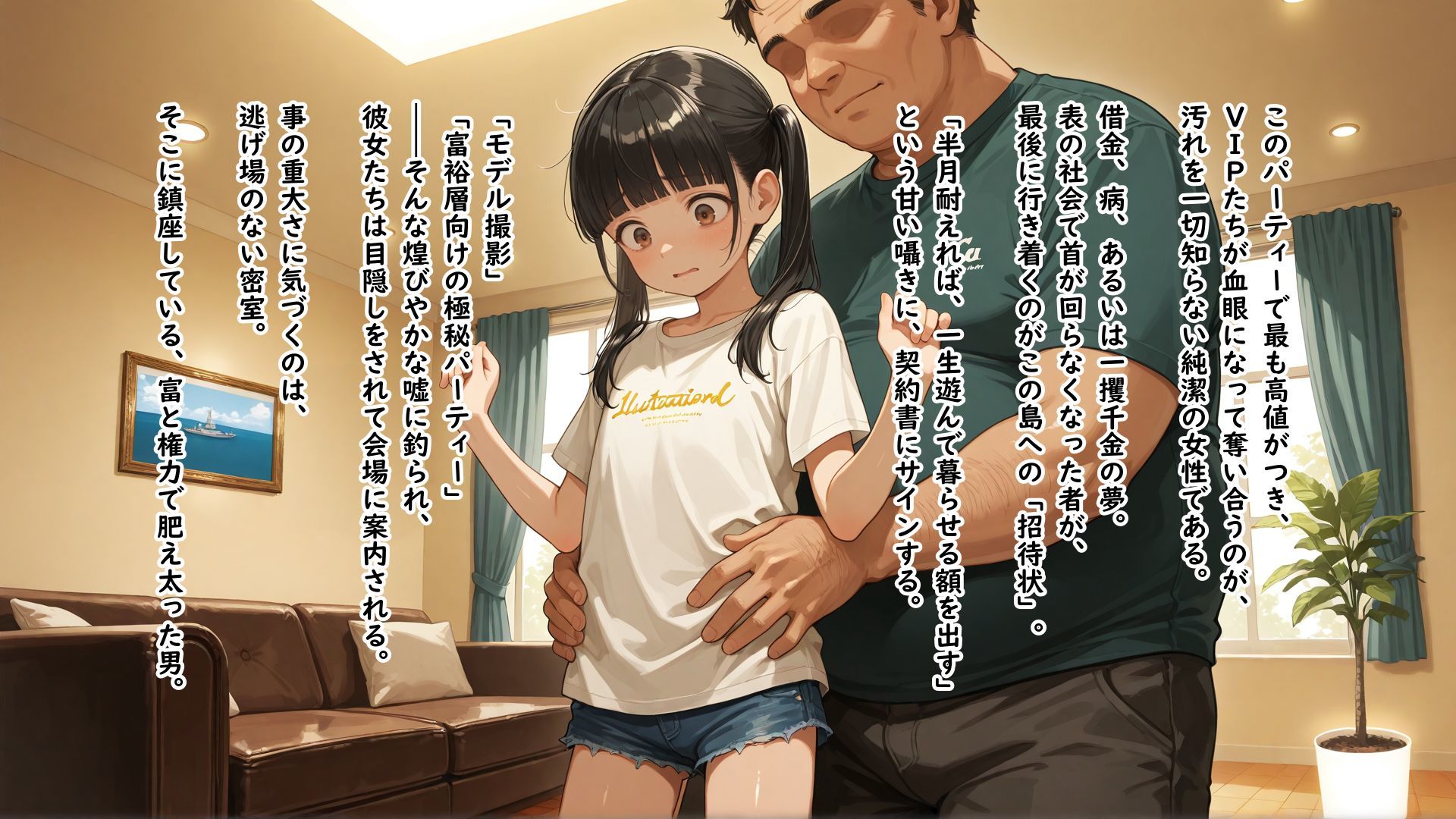 甘い話に釣られてOKした金持ち主催のパーティーで何回イってもやめてもらえない女の子 - サンプル画像 1