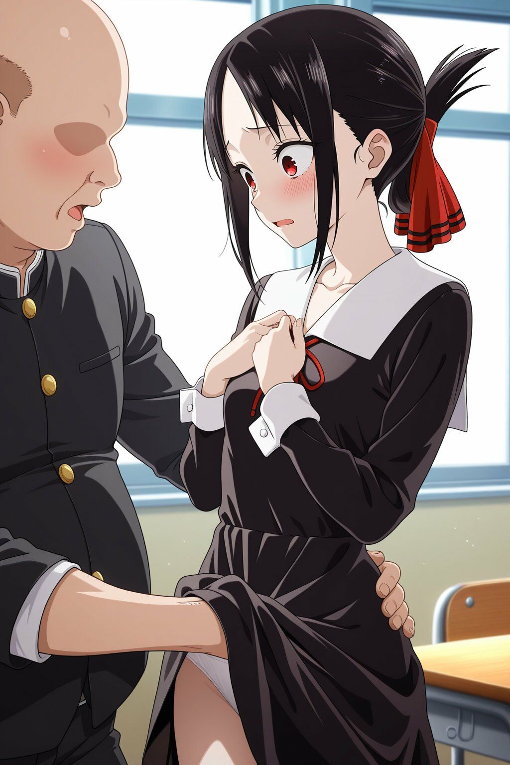 四宮か●や キモおじ強●性指導 - サンプル画像 2