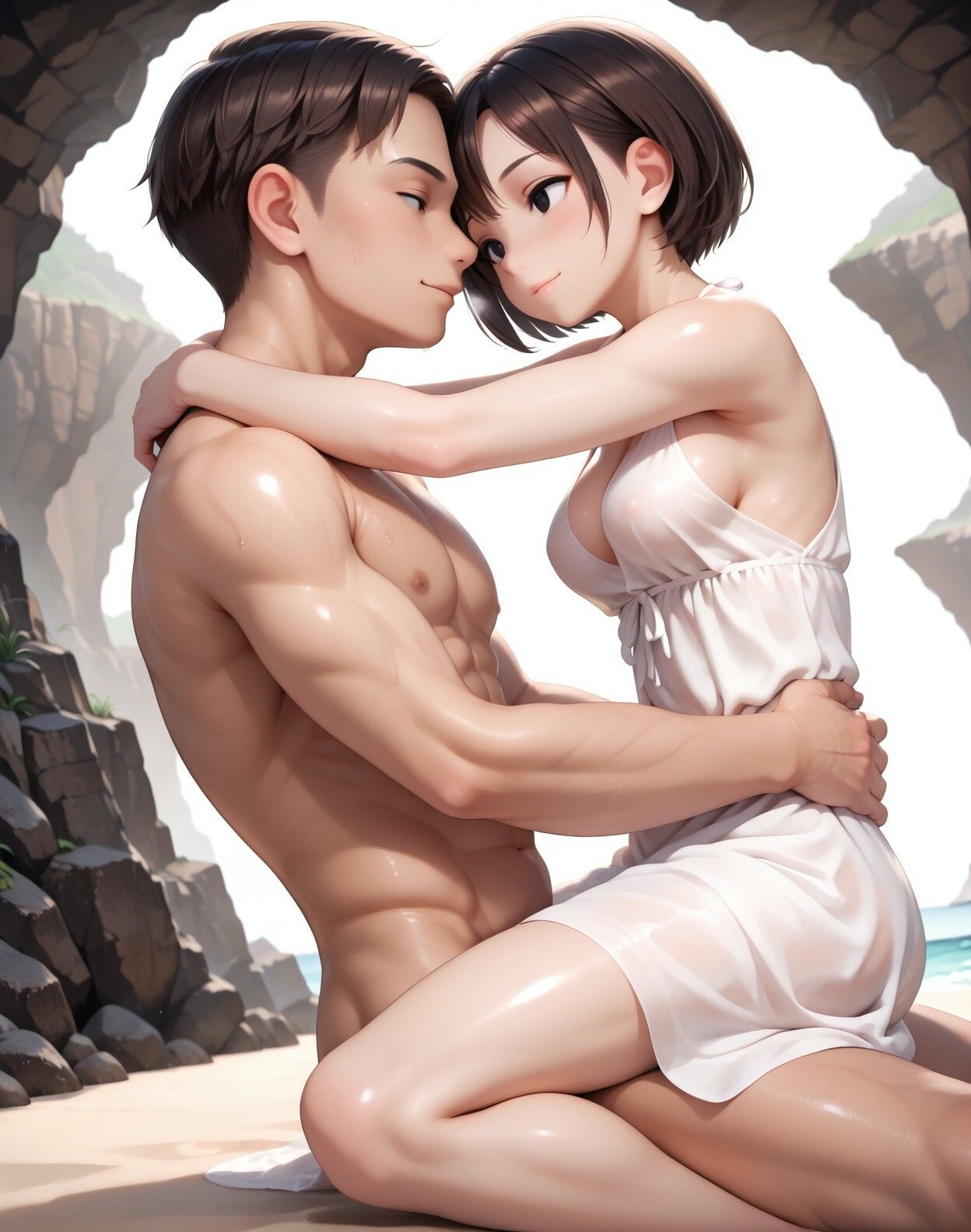 真夏の思い出。百人の男性に射精されたい - サンプル画像 7