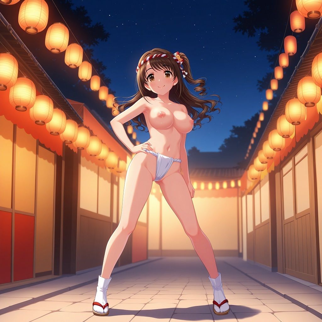 地図に載ってない村のロケでHな祭りに参加する事になったアイドル 島〇卯月編 - サンプル画像 5