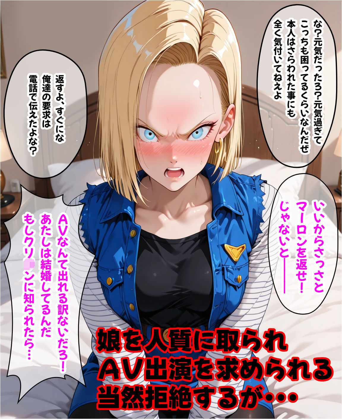 18号、壊されたプライド 〜AV撮影で快楽堕ち〜 - サンプル画像 1