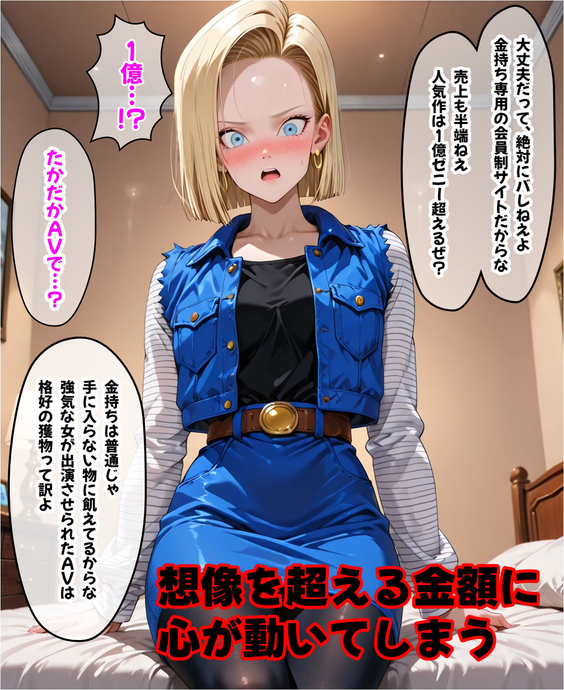18号、壊されたプライド 〜AV撮影で快楽堕ち〜 - サンプル画像 2
