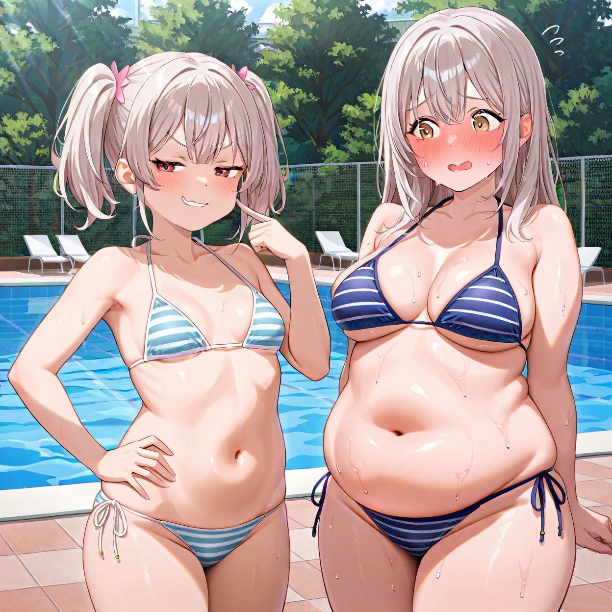 太らせぽっちゃり少女CG 【01】 - サンプル画像 3