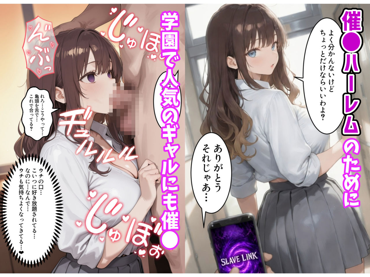 SLAVE LINK 〜催●アプリハーレム計画〜 - サンプル画像 4