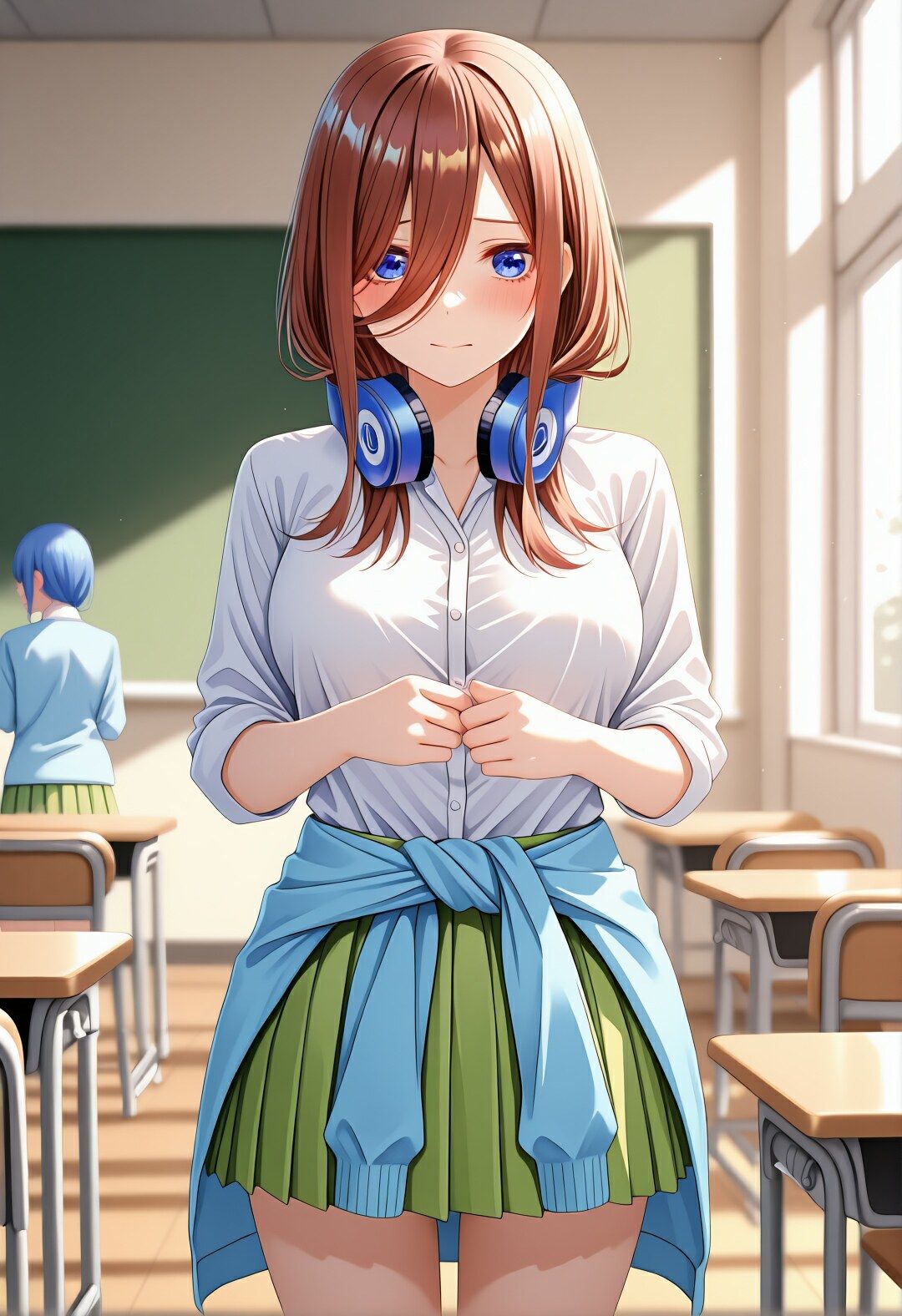 五等分のSEX  学園編  〜中〇三玖の場合〜 - サンプル画像 1