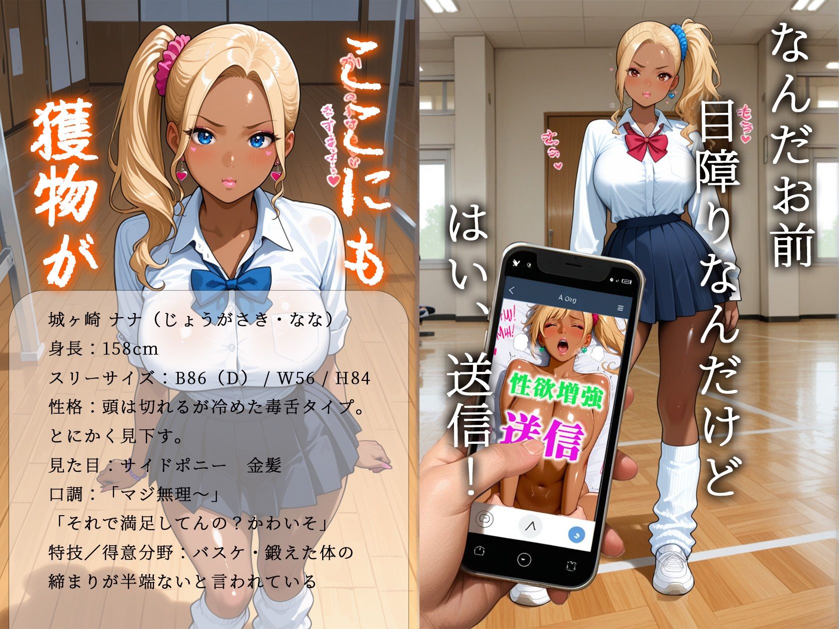 黒ギャルだけに効く性欲増量アプリでムカつく奴らを分からせまくった - サンプル画像 5