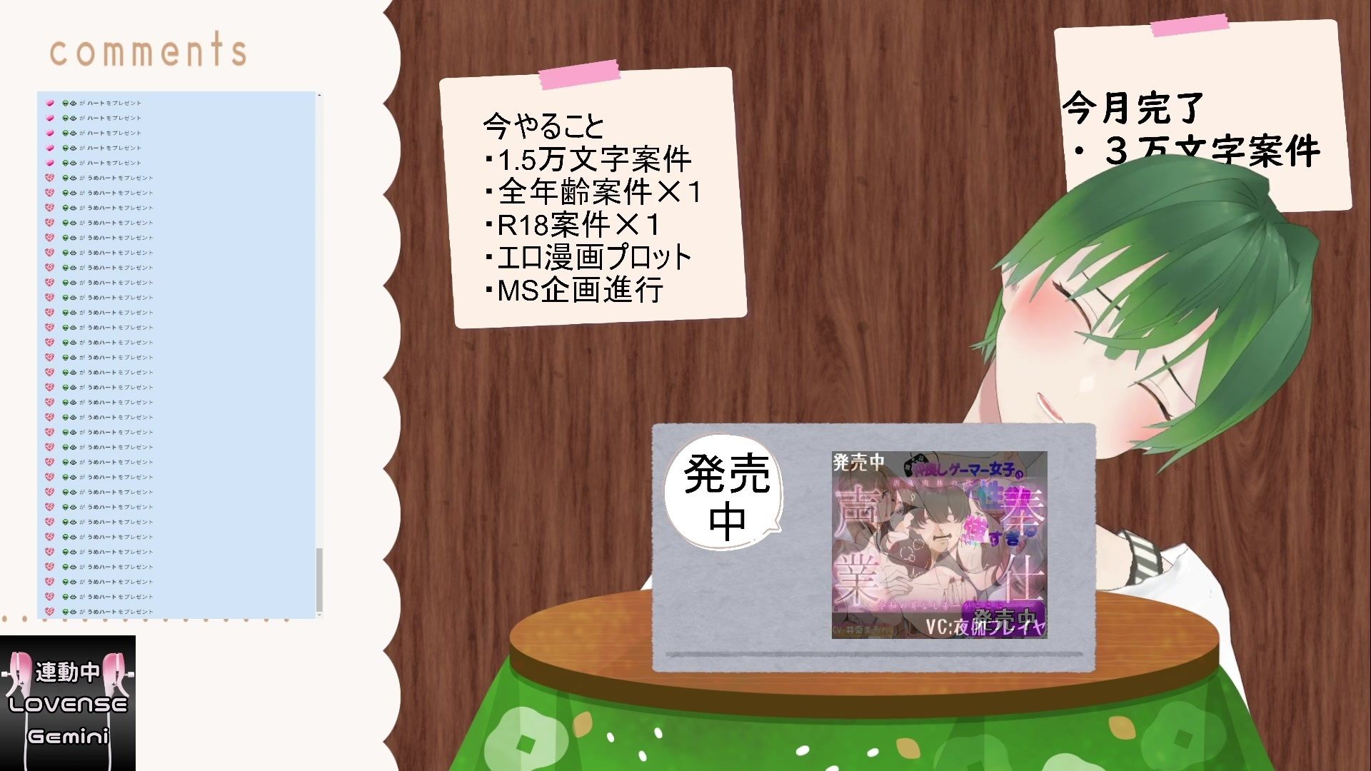 おはようございます（作業配信）（だったはずが開幕から振動）  もんすき - サンプル画像 5