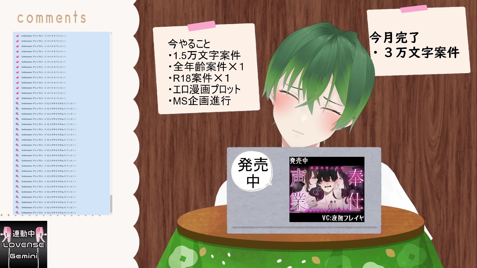 おはようございます（作業配信）（だったはずが開幕から振動）  もんすき - サンプル画像 8