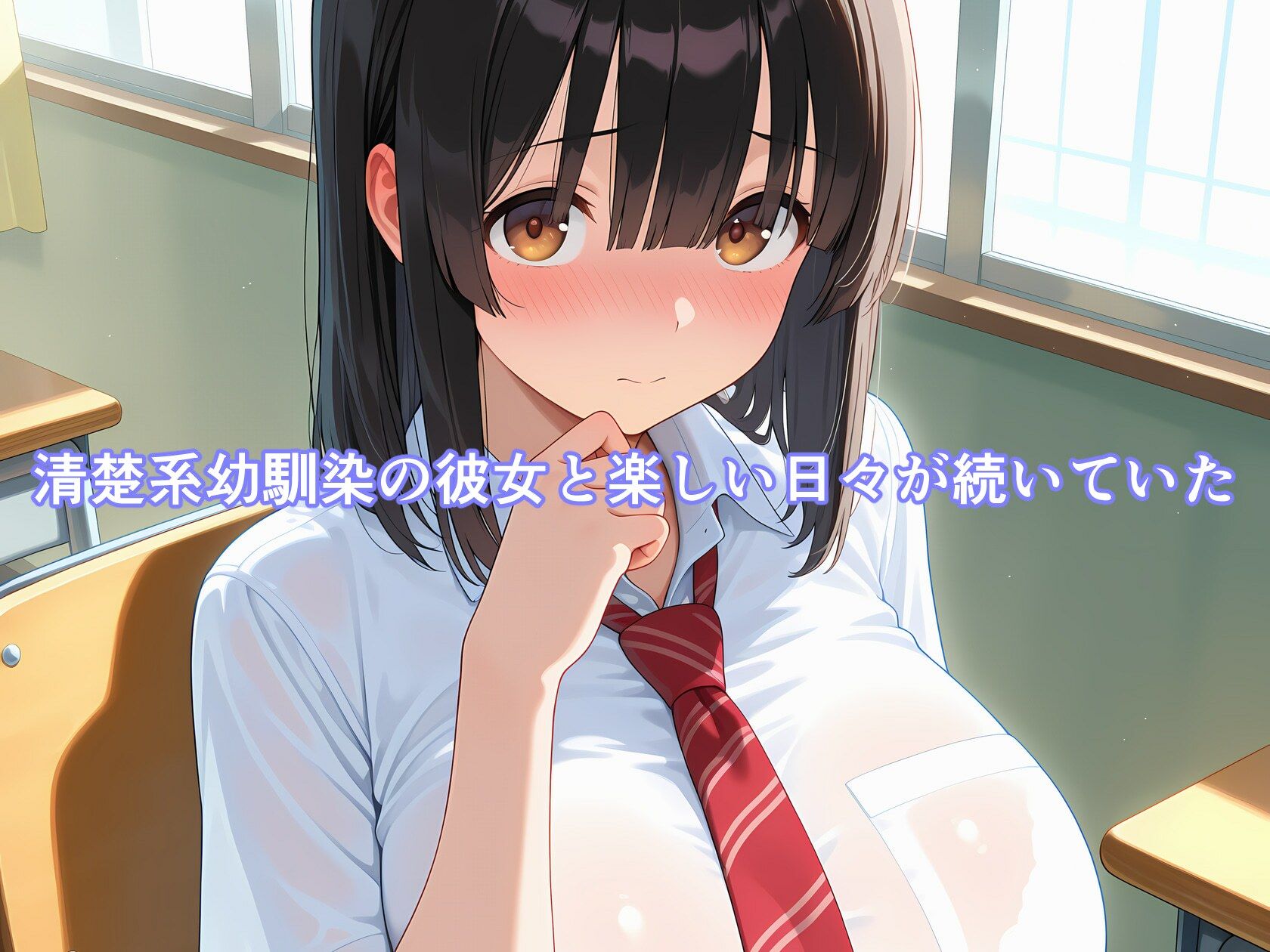 恥ずかしくてエッチを断っていたら彼女が性処理委員に立候補して寝取られた - サンプル画像 1