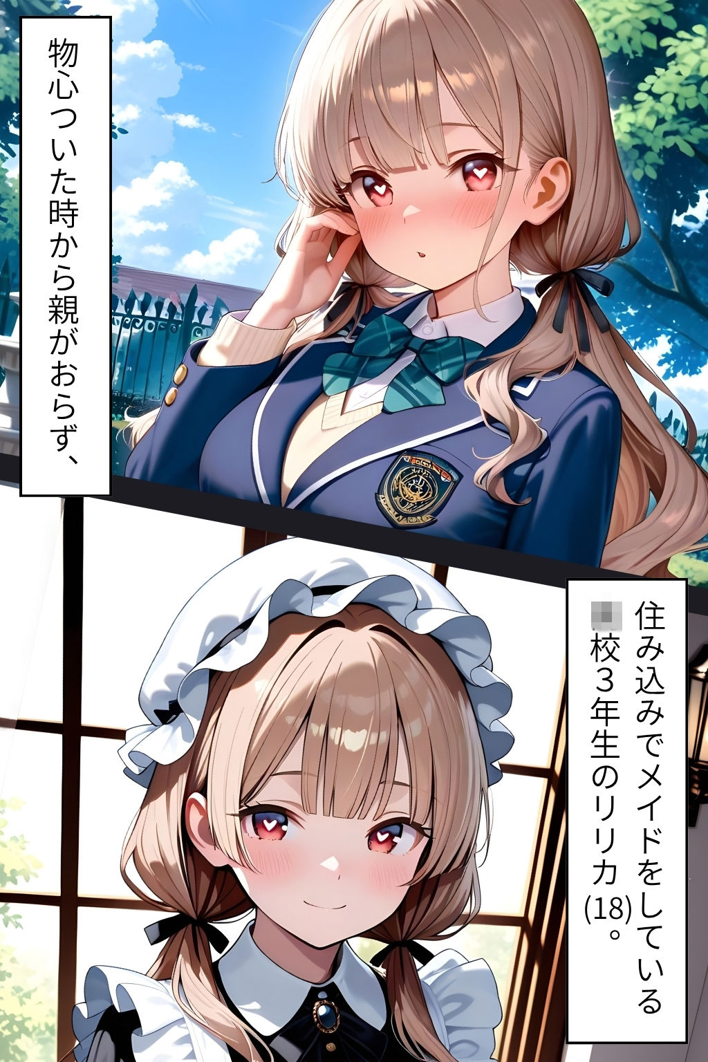 お化け屋敷の住み込みメイド 〜 ご主人様の命令は絶対（はーと）どんどんエッチにされちゃう開発日記（前編） 〜 - サンプル画像 1