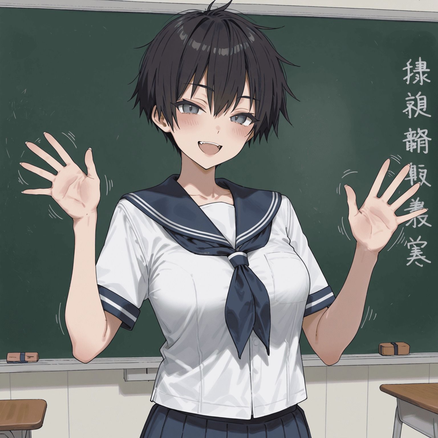 ボーイッシュちゃんとラブホテルでえっち - サンプル画像 1