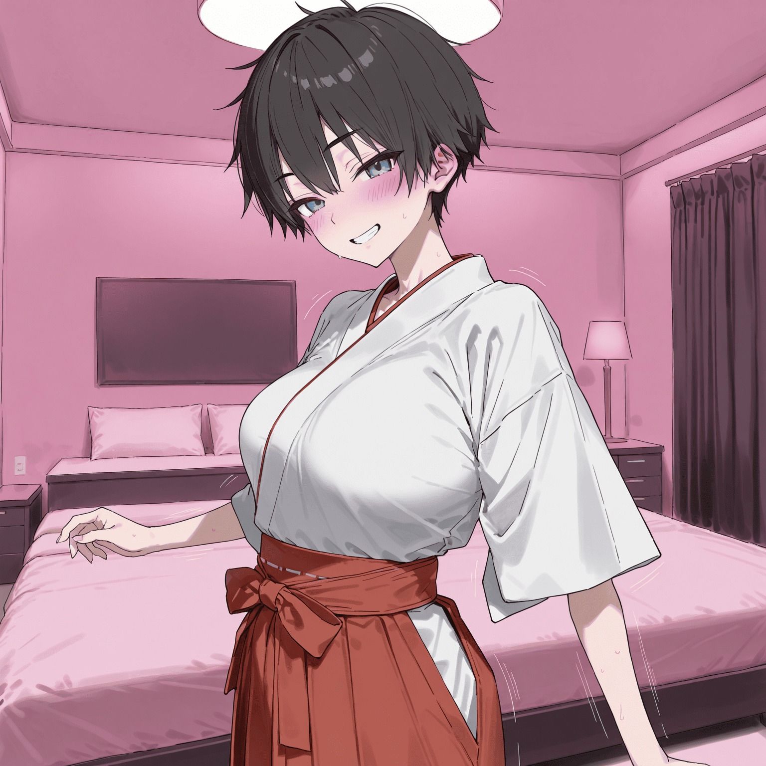 ボーイッシュちゃんとラブホテルでえっち - サンプル画像 7